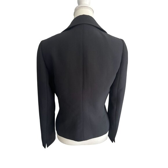 TAHARI Womens Black Open Blazer Jacket Size 4 - Picture 4 of 6